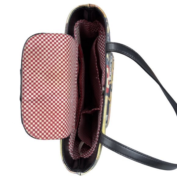 Marilyn Monroe Sequin Handbag Tote Purse Icon 7 Year Itch Red Dress Art Bag - Picture 8 of 10